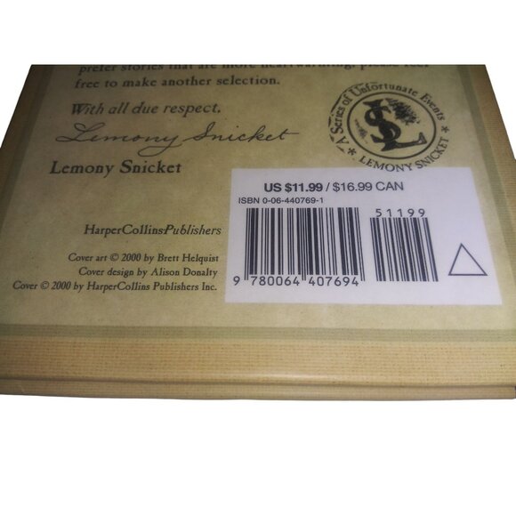 Lemony Snicket A Series of Unfortunate Events 3, 4, 5 Hardcover Book Lot - Picture 4 of 12